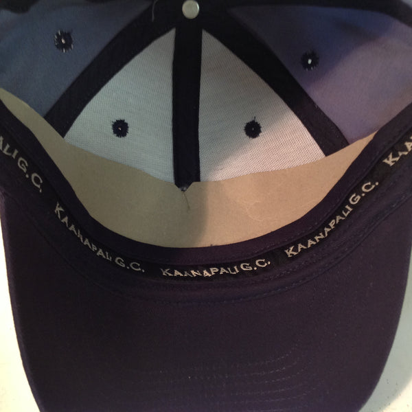 Vintage Texace PRO 98 Authentic Kaanapali Golf Course Lahaina Maui Hawaii Tournament Souvenir Blue-Grey Baseball Cap