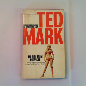 Vintage 1968 Mass Market Paperback The Girl From Pussycat Ted Mark Lancer