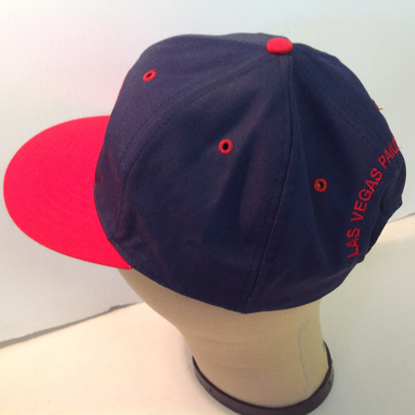 Vintage Texace Paiute Resort and Golf Course Las Vegas Nevada Tournament Souvenir Blue and Red Baseball Cap
