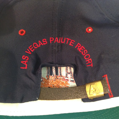 Vintage Texace Paiute Resort and Golf Course Las Vegas Nevada Tournament Souvenir Blue and Red Baseball Cap