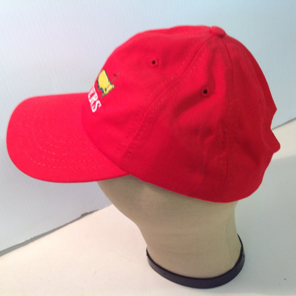 Vintage American Needle 2004 Masters Golf Tournament Souvenir Red Baseball Cap