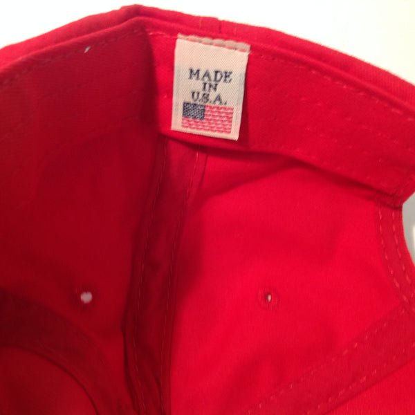 Vintage American Needle 2004 Masters Golf Tournament Souvenir Red Baseball Cap