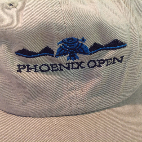 Vintage Tournament Players Club Scottsdale Arizona Phoenix Open Golf Tournament Souvenir Tan Baseball Cap