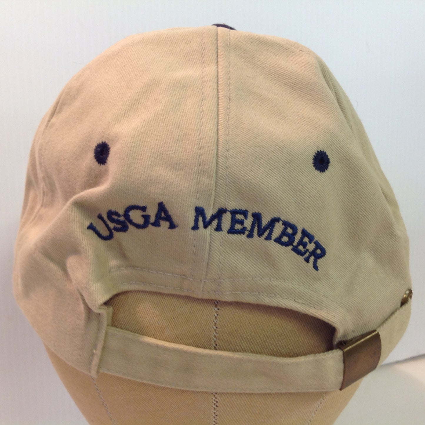 Vintage USGA Southern Hills Golf Course USGA Member 101st US Open Golf Tournament Souvenir Tan Baseball Cap