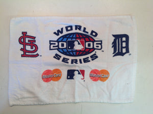 Vintage 2006 World Series St Louis Detroit Mastercard Souvenir Washcloth