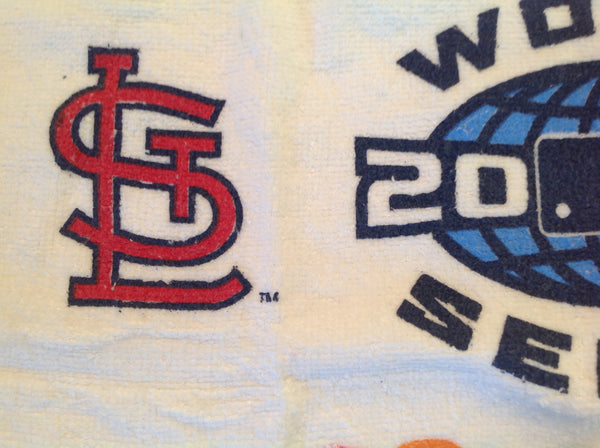 Vintage 2006 World Series St Louis Detroit Mastercard Souvenir Washcloth