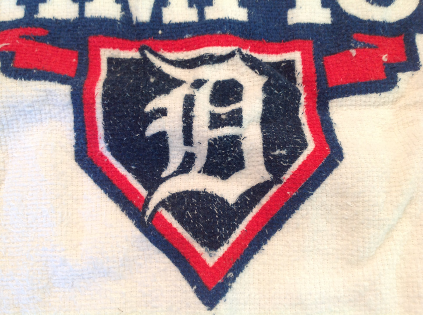 Vintage Detroit Tigers American League Champions Taco Bell Commemorative Washcloth