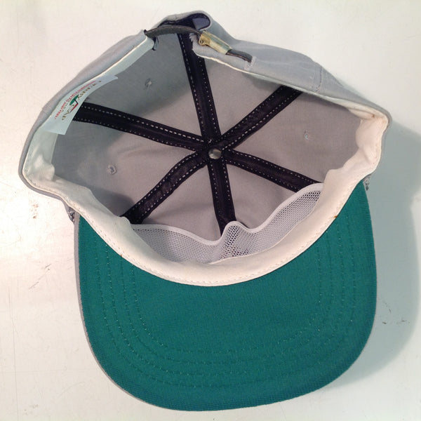 Vintage Derby Cap Raccoon Run Golf Club Myrtle Beach South Carolina Tournament Souvenir Tan Gray Baseball Cap