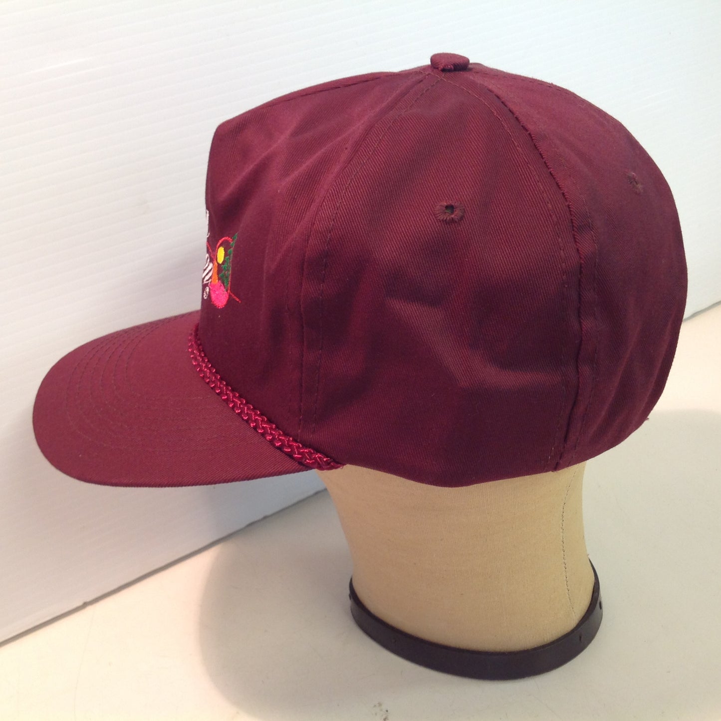 Vintage Cameo Grand Canyon Souvenir Burgundy Baseball Cap