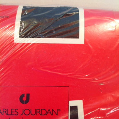 Vintage NOS Charles Jourdan Hosiery Nuance Shimmery Ultrasheer Sandalfoot Pantyhose Size B Caviar 601
