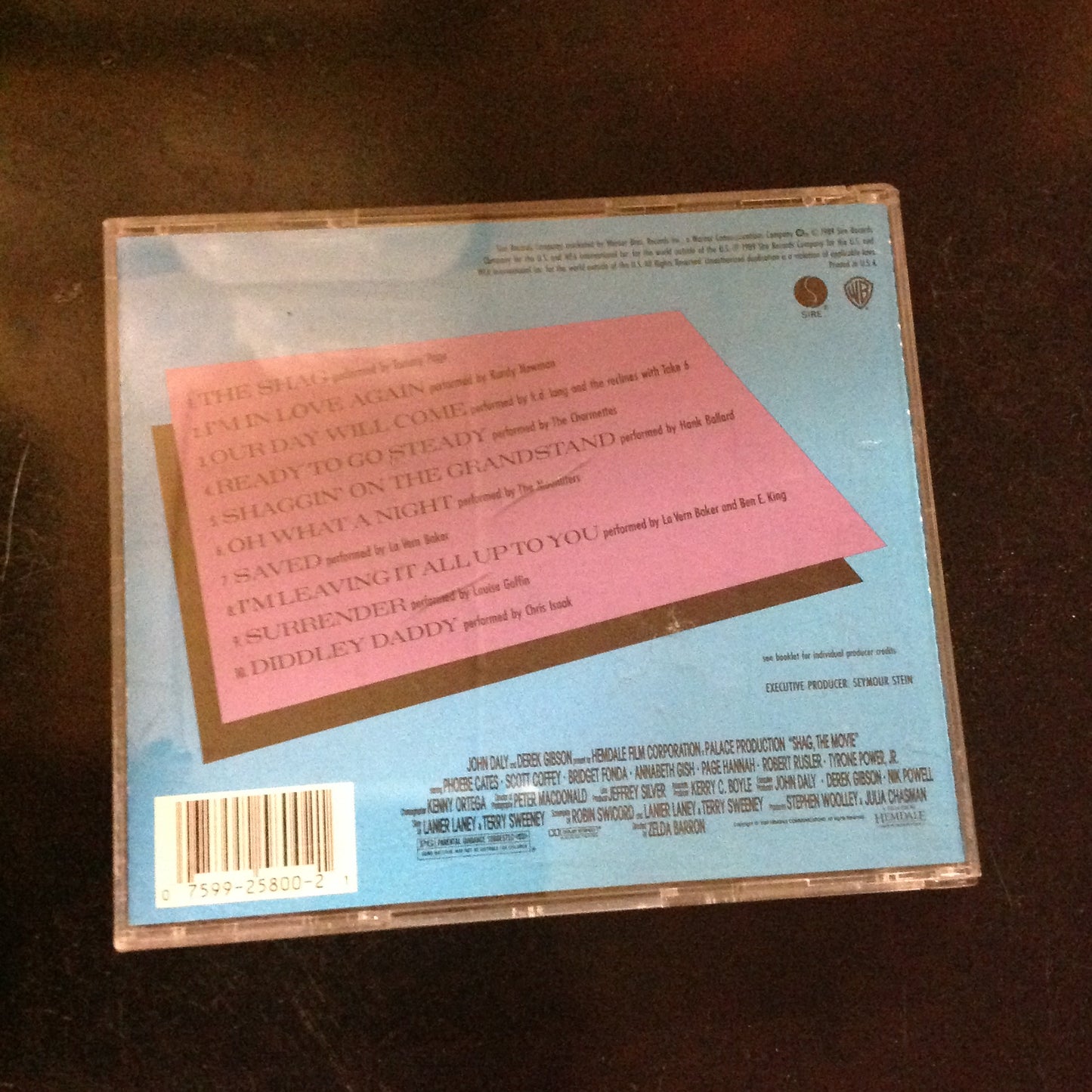 CD Original Motion Picture Soundtrack Movie SHAG Various Artists Comp Compilation RARE 9 25800-2