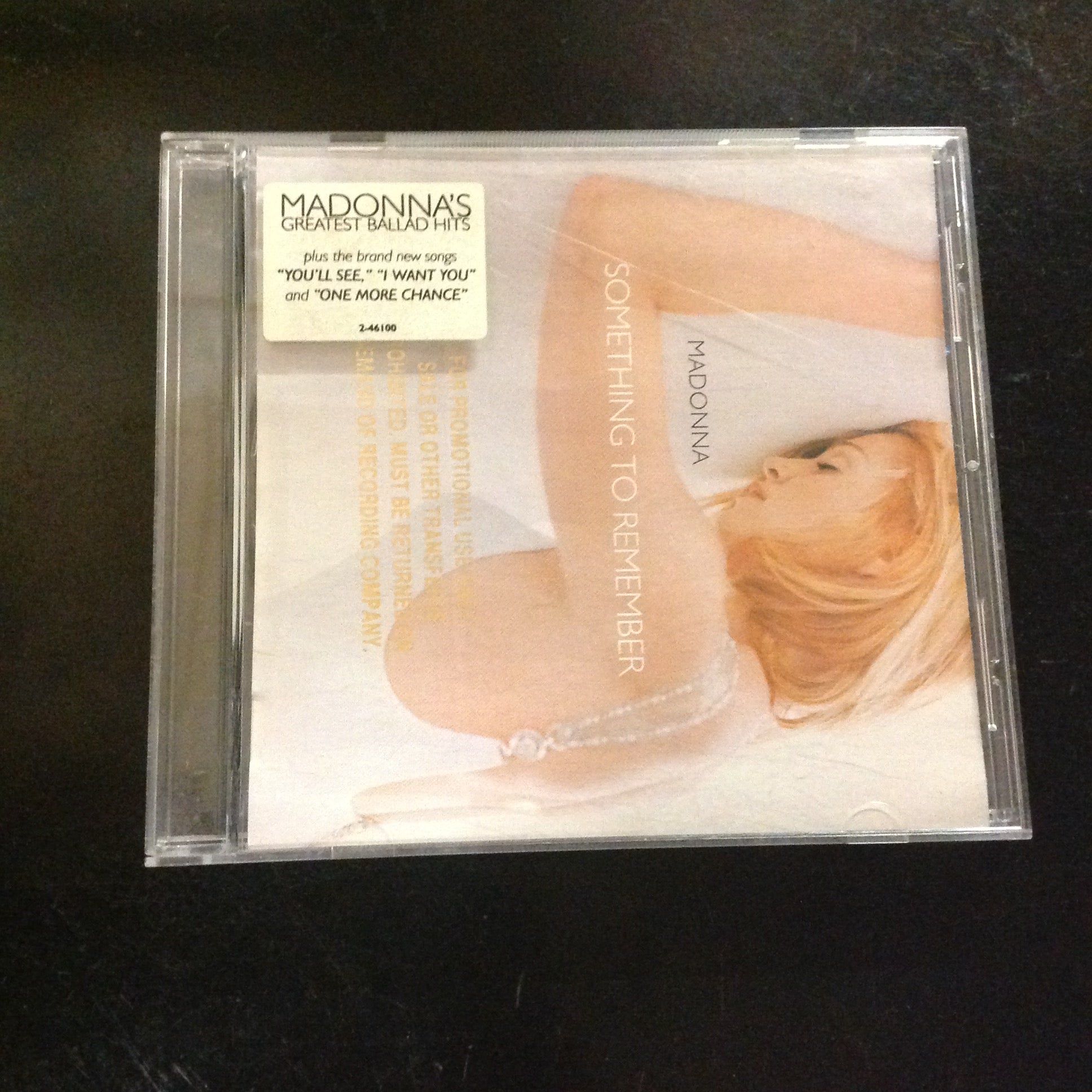 CD Madonna PROMO Greatest Ballad Hits Something To Remember 946100-2