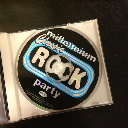 CD Millenium Classic Rock Party Rhino R2 75628 Various Artists Comp Compilation