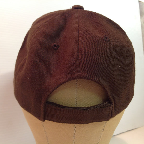 Vintage Acrylic The Armor School Fort Knox Kentucky '63-'67 Dark Brown Souvenir Baseball Cap