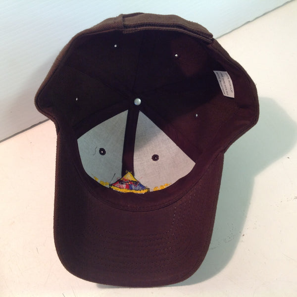 Vintage Acrylic The Armor School Fort Knox Kentucky '63-'67 Dark Brown Souvenir Baseball Cap