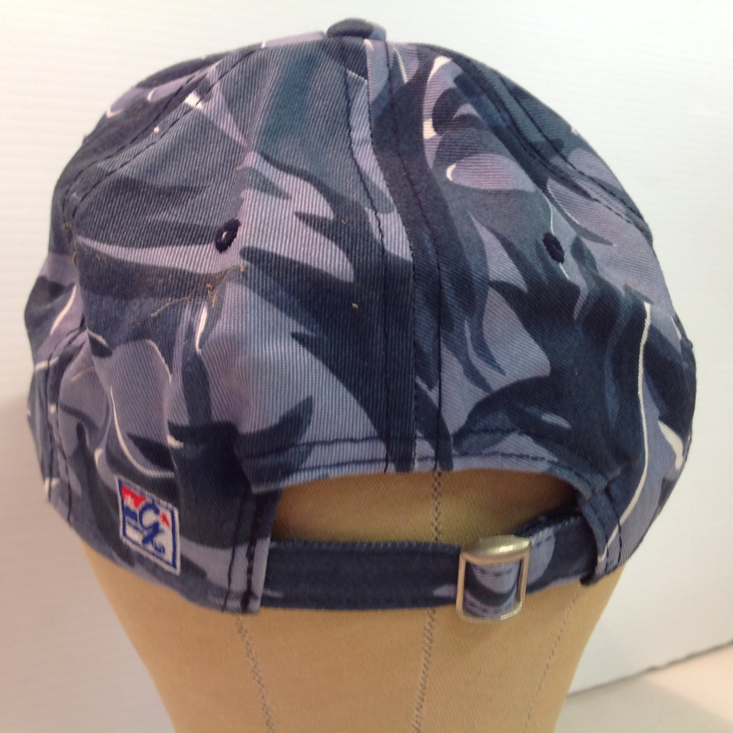 Vintage Headwear by The Game Blue Grey Camouflage Thunderbird Baseball Cap