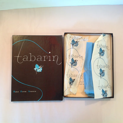 Vintage 1960's NOS Saks Fifth Avenue Tabarin Cantrece 418 Women's Hosiery Size 9 1/2 - 10 M in Box