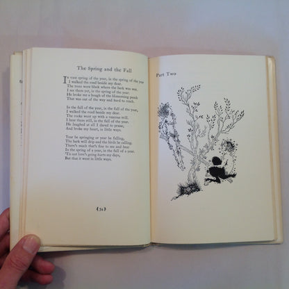 Vintage 1951 Children's Hardcover with Dust Jacket Edna St.Vincent Millay's Poems Selected For Young People with Many Drawings by J. Paget-Fredericks