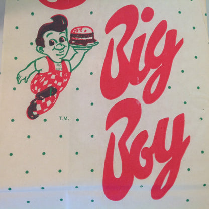 Vintage 1960's-70's Elias Brothers Home of the Big Boy Burger Restaurant Paper Bag