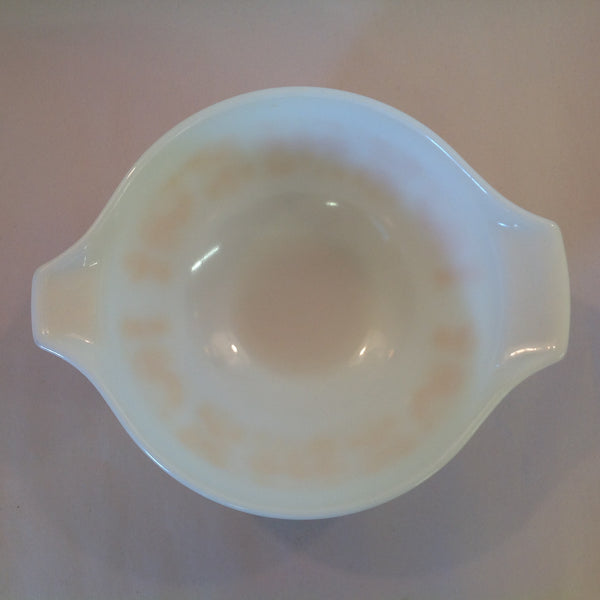 Vintage Rare 4 Piece Pumpkin Amish Butter Print Pyrex Bowl Set