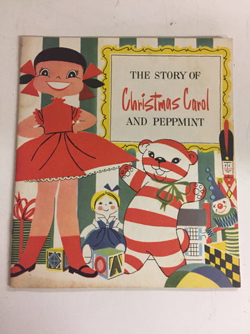 Vintage 1953 The Story Of Christmas Carol And Peppmint Booklet JL Hudson's Co