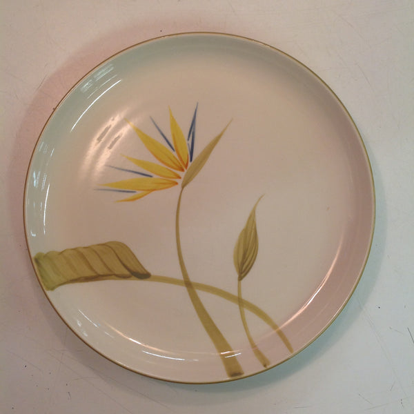 Vintage Handcrafted China Winfield Bird of Paradise Patterned Dinner Plate