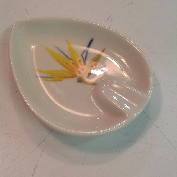 Vintage Winfield Handcrafted China Bird of Paradise Patterned Individual Ashtray