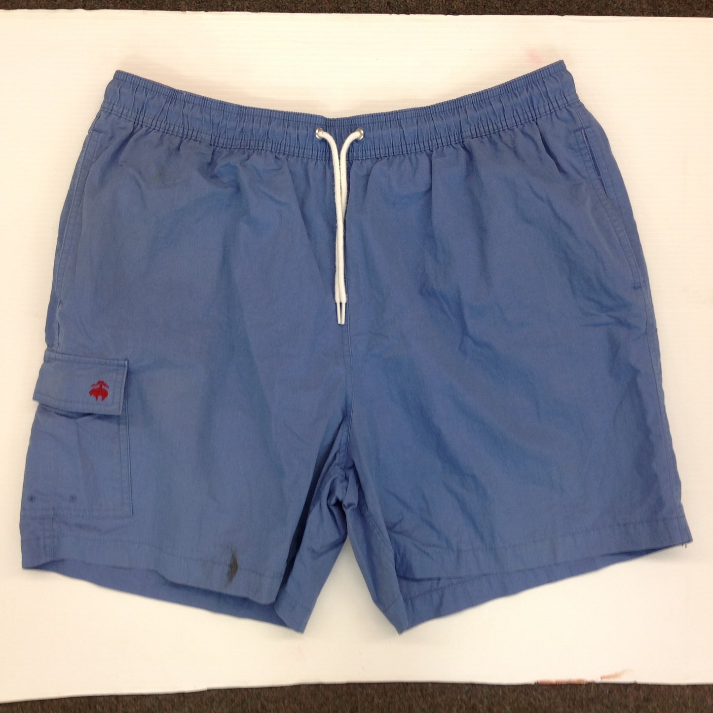 Vintage 346 Brooks Brothers Blue Swim Trunks Shorts Bathing Suit Men's Large