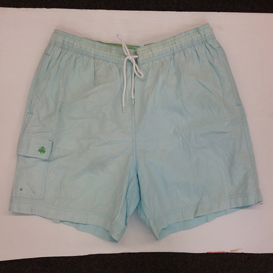 Vintage Brooks Brothers 346 Swim Trunks Shorts Pale Blue Bathing Suit Men's Large