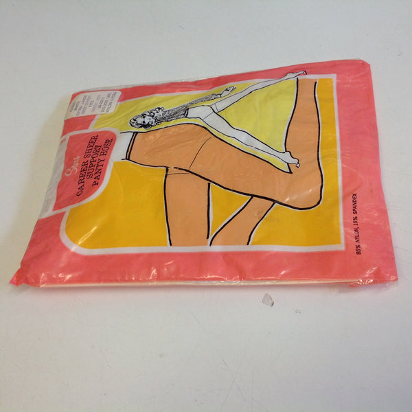 Vintage 1970's Sears Career Sheer Support Panty Hose White Extra Large 18-22 1/2