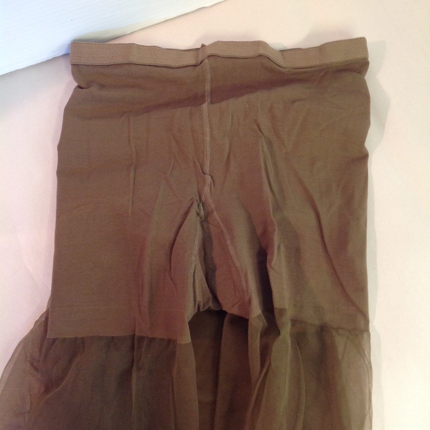 Vintage Unworn Parke-Davis FROLIC Elastic Support Panty Hose High Fashion Sheerest Tall X Taupe