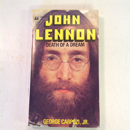 Vintage Manor Books John Lennon Death of a Dream Paperback Book