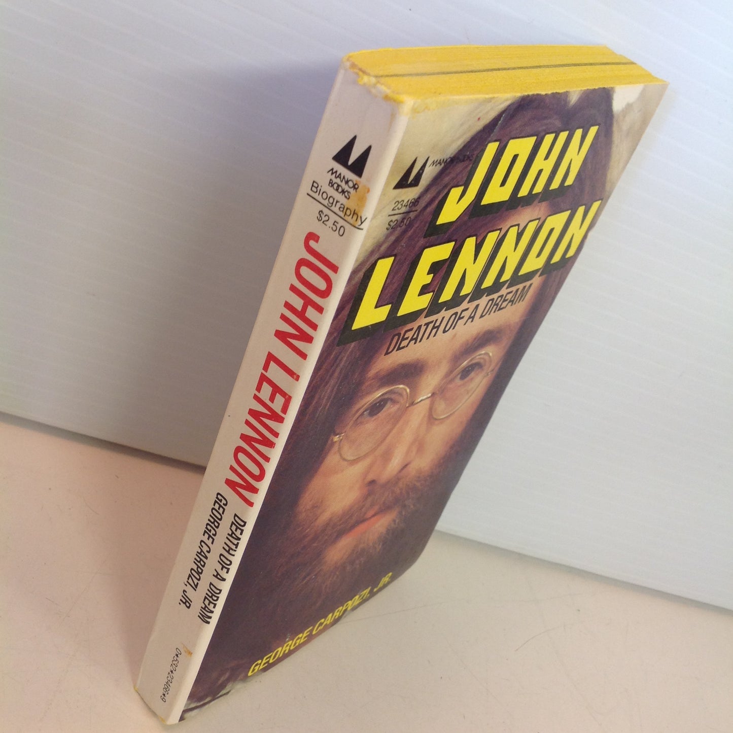 Vintage Manor Books John Lennon Death of a Dream Paperback Book