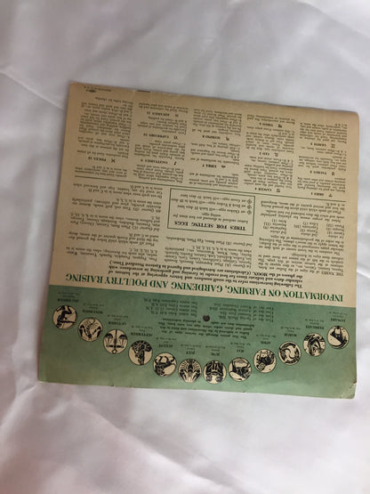 Vintage 1952 Stack's Rx Pharmacy Advertising Calendar First Aid & Good Health