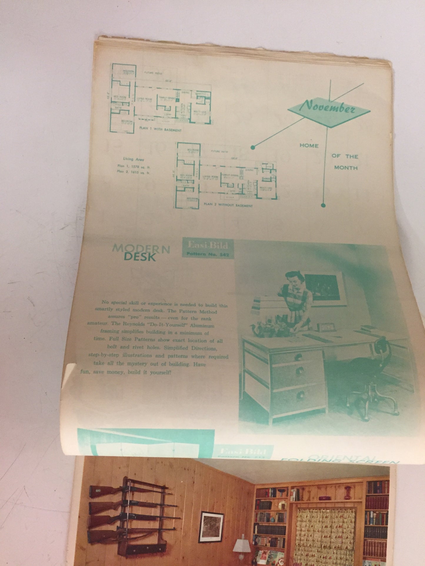 Vintage 1959 John's Lumber And Hardware Advertising Calendar Mount Clemens Michigan