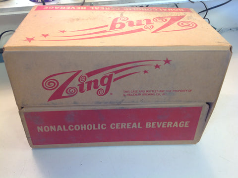 Vintage Zing Nonalcoholic Cereal Beverage 24 Count 12 Oz Bottle Case