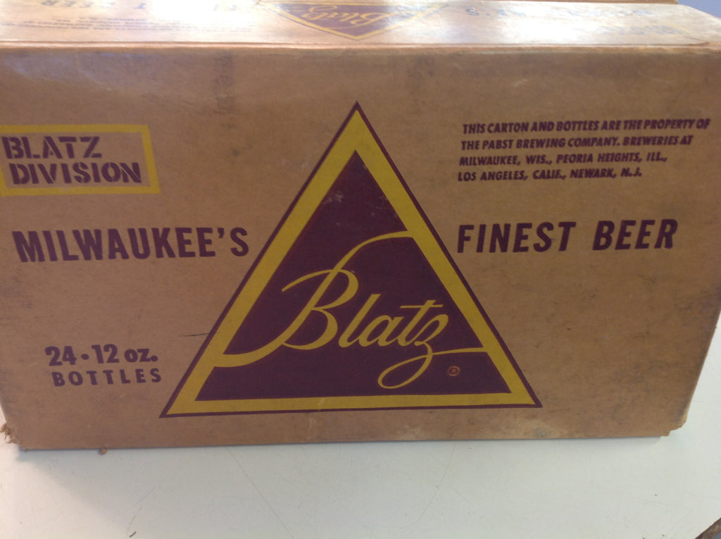 Vintage Blatz Beer 24 12 Oz Bottle Cardboard Beverage Case – Time Warp, LLC