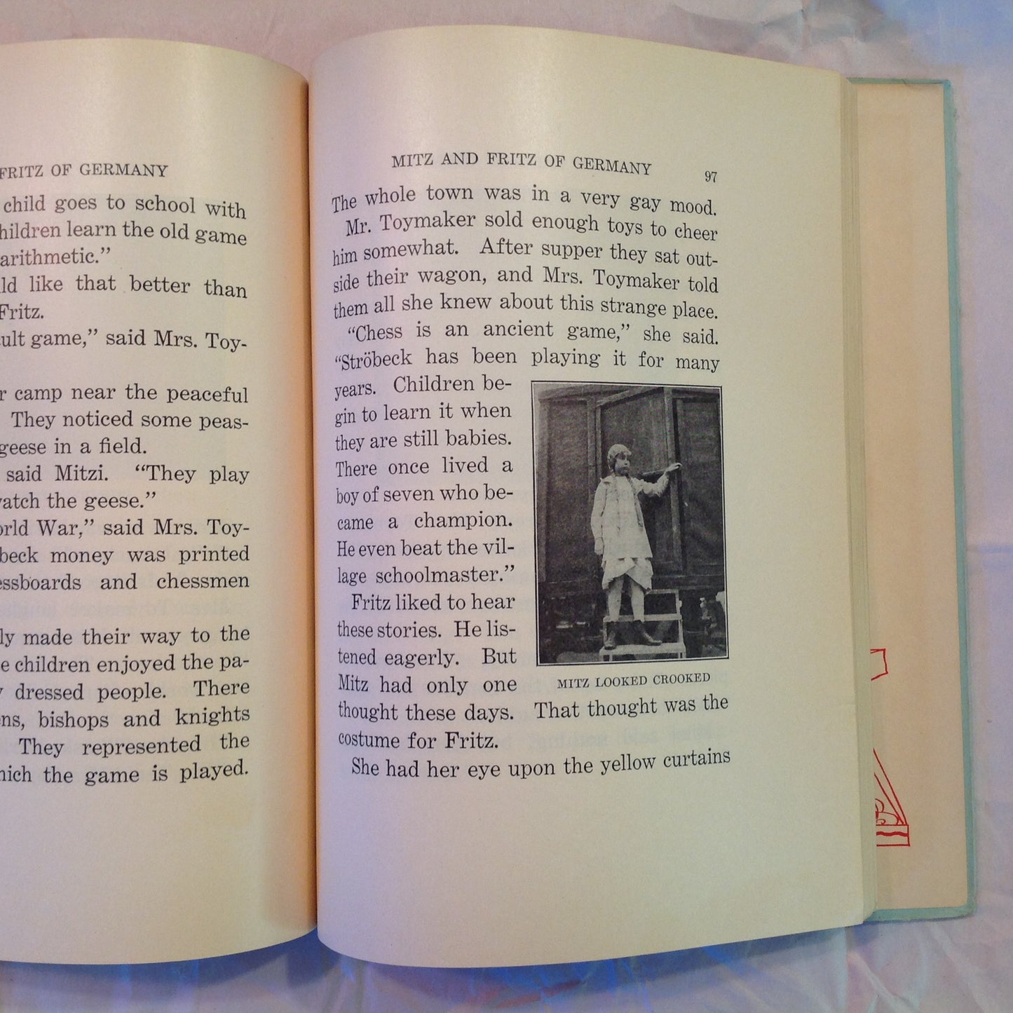 Vintage 1933 Children's Hardcover Mitz and Fritz of Germany Madeline Brandeis First Edition