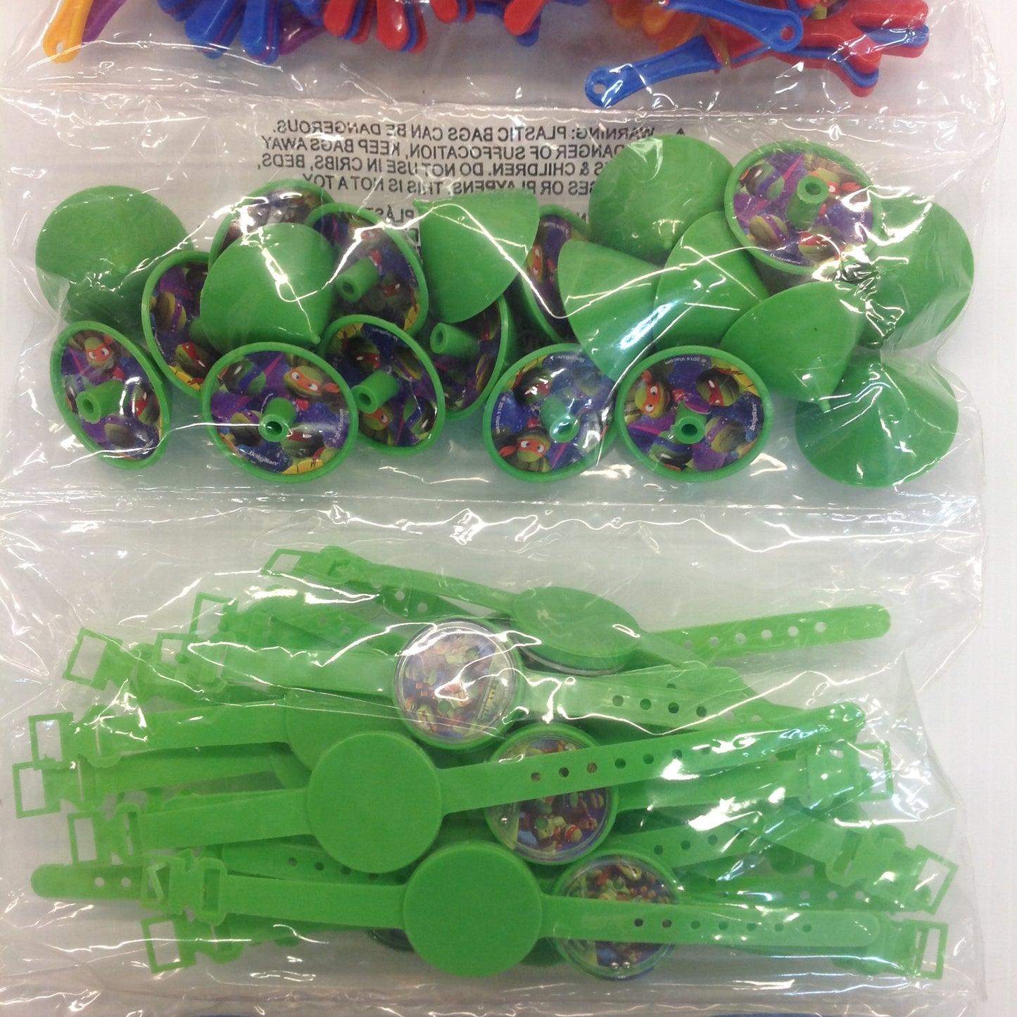 Nickelodeon Teenage Mutant Ninja Turtles Super Mega Value Pack 100 Pc Party Set NOS