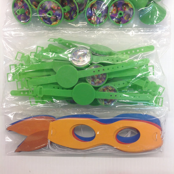 Nickelodeon Teenage Mutant Ninja Turtles Super Mega Value Pack 100 Pc Party Set NOS