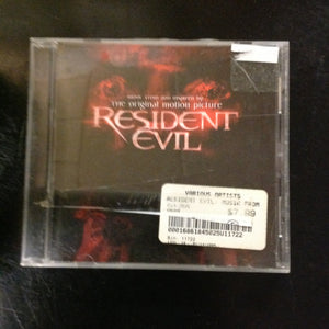 CD Resident Evil Soundtrack Roadrunner Records – RR 8450-2 Motion Picture Movie Video Game From and Inspired By Various Artists