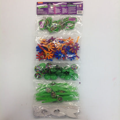 Nickelodeon Teenage Mutant Ninja Turtles Super Mega Value Pack 100 Pc Party Set NOS