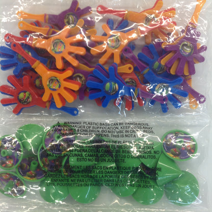 Nickelodeon Teenage Mutant Ninja Turtles Super Mega Value Pack 100 Pc Party Set NOS