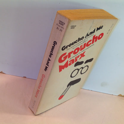 Vintage 1973 Mass Market Paperback Groucho and Me Groucho Marx First Edition