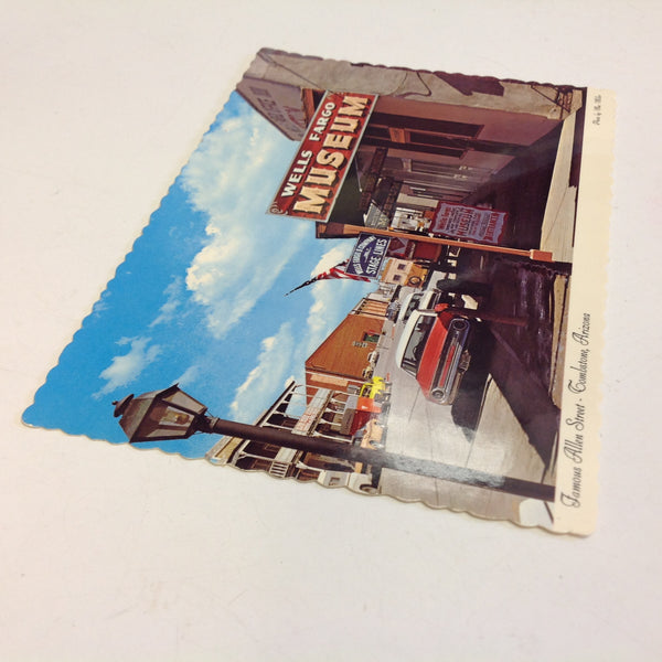 Vintage 1976 Dexter Supreme Color Postcard Historic Allen Street Wells Fargo Museum Wyatt Earp Doc Holliday Tombstone Arizona