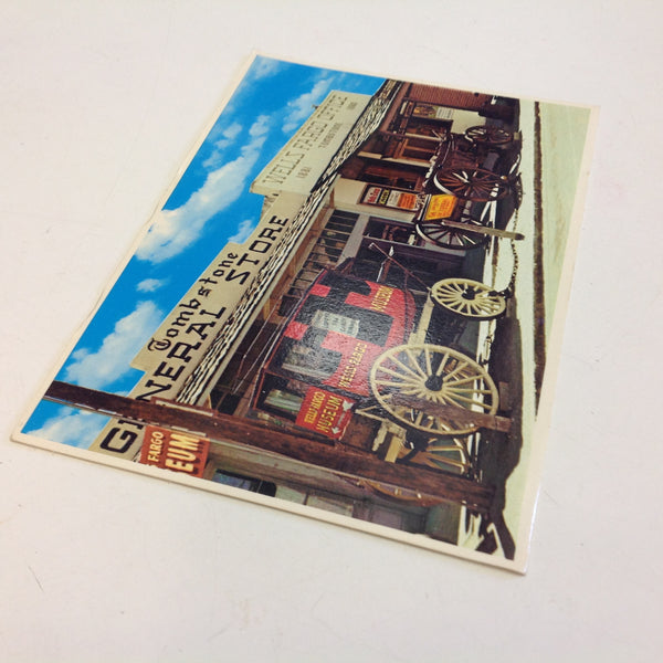 Vintage Petley Plastichrome Color Postcard Tombstone General Store Street Scene Tombstone Arizona
