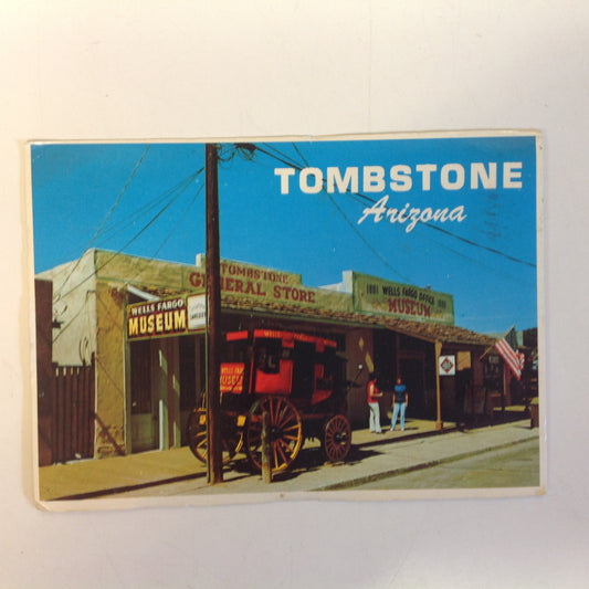 Vintage 1979 Petley Color Postcard Tombstone General Store Street Scene Tombstone Arizona