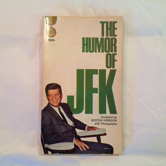 Vintage 1964 Mass Market Paperback The Humor of JFK Booton Herndon Fawcett Gold Medal First Edition