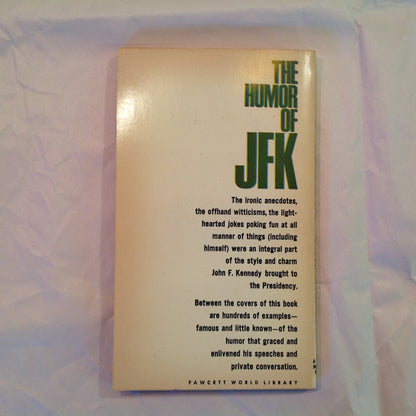 Vintage 1964 Mass Market Paperback The Humor of JFK Booton Herndon Fawcett Gold Medal First Edition