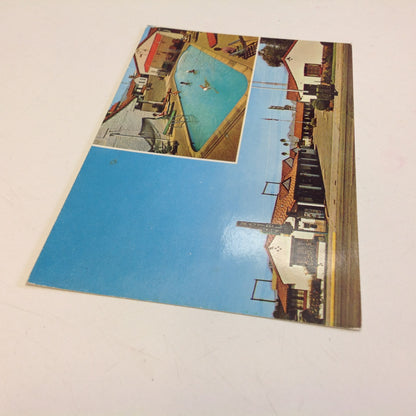 Vintage Ray Manley Commercial Photography Souvenir Color Postcard Deseret Motor Hotel and Apartments Tucson Arizona